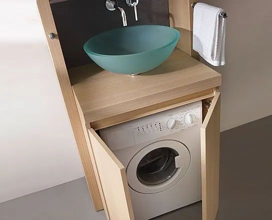 meuble dessus lave linge