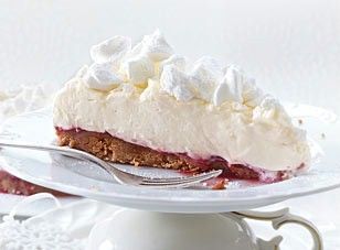 schneeflockentorte mit himbeeren schneeflockentorte mit himbeeren