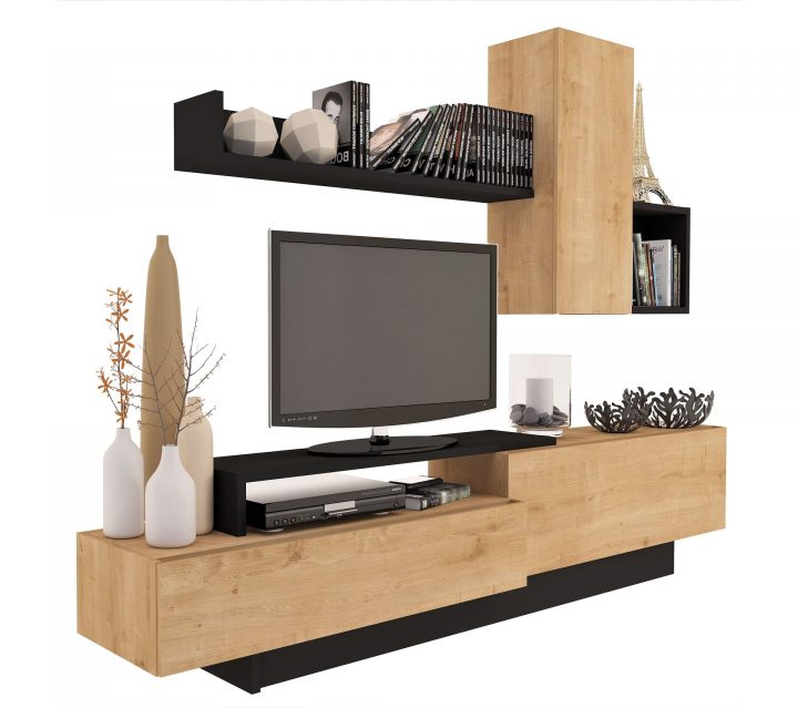 meuble bois et noir meuble bois et noir