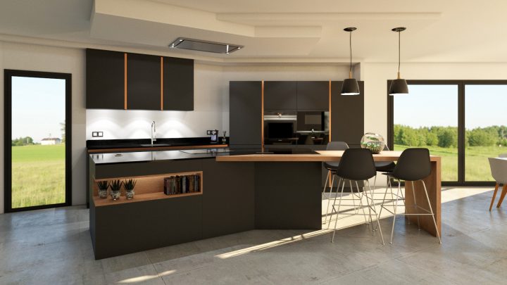 meuble de cuisine gris anthracite meuble de cuisine gris anthracite