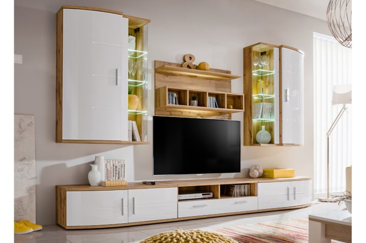 meuble salon bois et blanc meuble salon bois et blanc