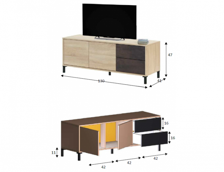 meuble tv 130 cm scandinave meuble tv 130 cm scandinave