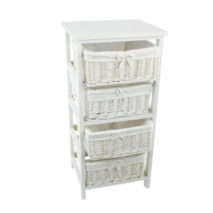 meuble de rangement avec panier en osier meuble de rangement avec panier en osier