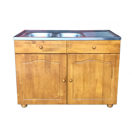 meuble sous évier bois