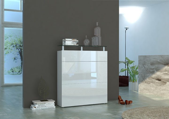 meuble chaussure blanc brillant meuble chaussure blanc brillant