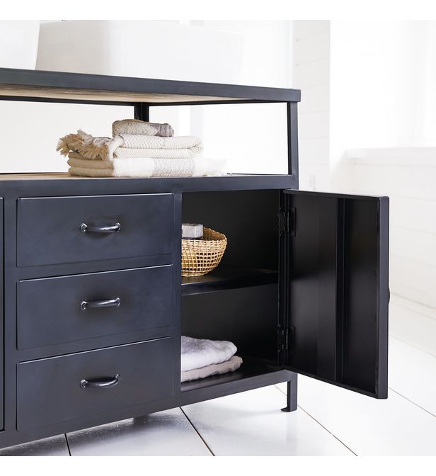 meuble salle de bain industriel métal meuble salle de bain industriel métal