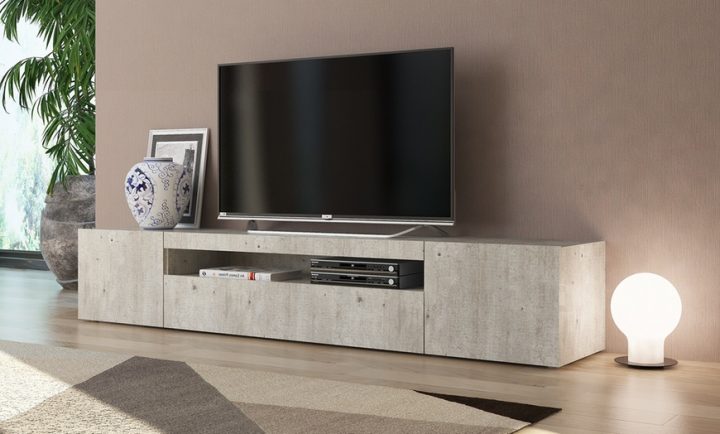 meuble tv 200 cm contemporain