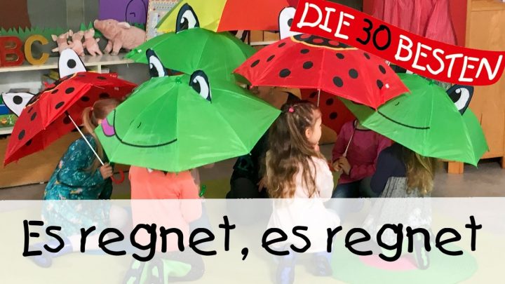 es regnet es regnet die erde wird nass original
