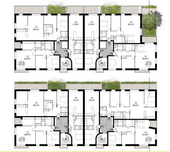 plan immeuble 4 appartements plan immeuble 4 appartements