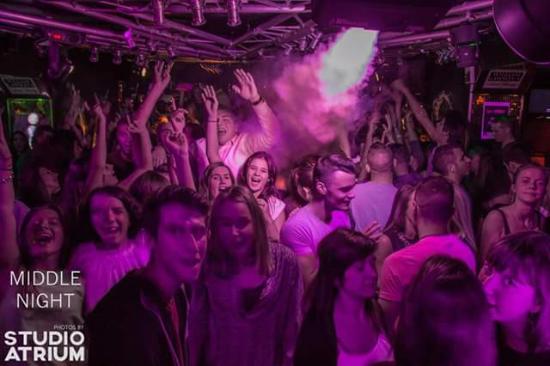 dancing in the middle of the night