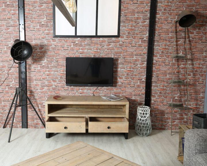 meuble tv bois recyclé meuble tv bois recyclé