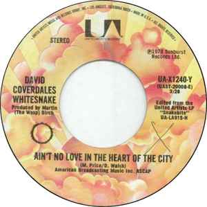 ain’t no love in the heart of the city chords