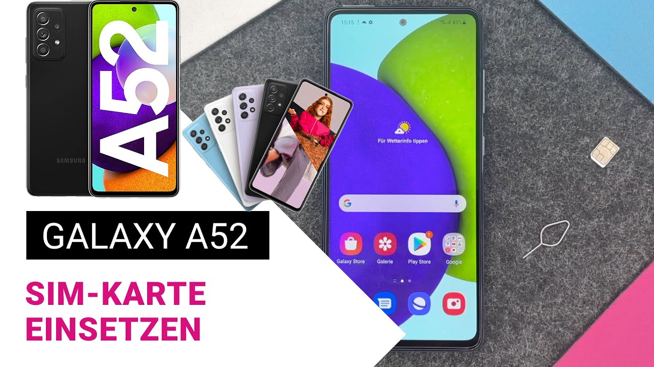 galaxy a52s 5g sim karte einlegen