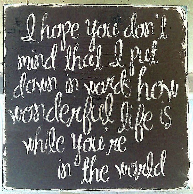 i hope you don t mind