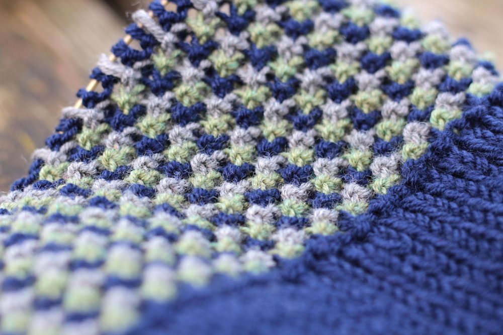 hebemaschen stricken in runden