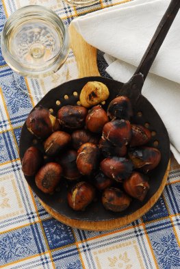 maroni in der pfanne