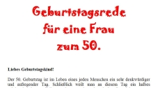 lustiger vortrag zum 50 geburtstag