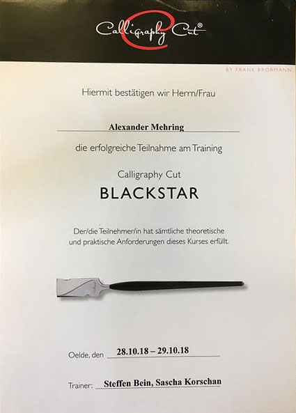 schlechte erfahrungen calligraphy cut