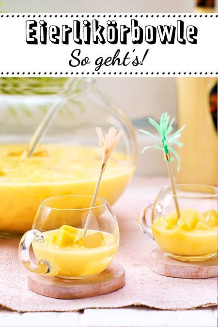 bowle mit vanilleeis und sekt