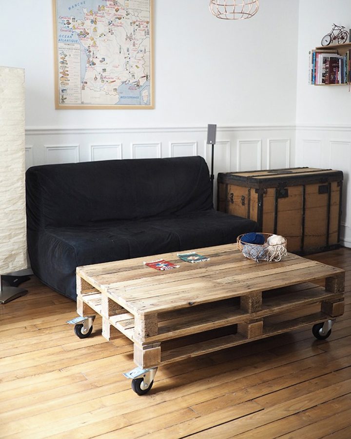 10 Idées Diy Avec Des Palettes | Shake My Blog concernant Faire Une Coiffeuse En Palette