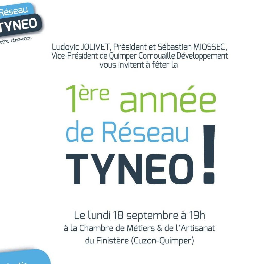 18 Septembre 2017 : Réseau Tyneo Fête Sa Première Année tout Chambre Des Metiers Quimper