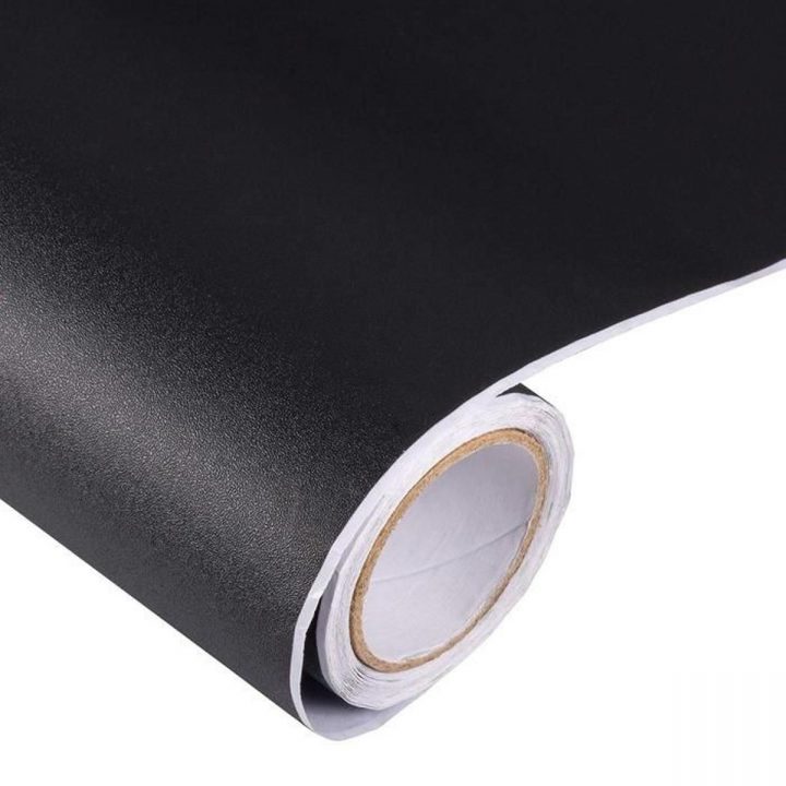 1Pcs Stickers Meubles Auto-Adhésif Noir 60Cm * 10M intérieur Adhésif Pour Meuble