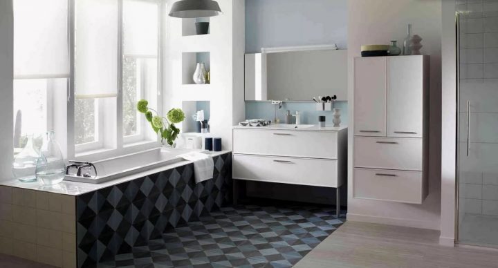 24 Modèles De Salle De Bain : Photos Et Inspirations intérieur Modèle Salle De Bain Moderne