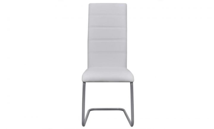 2Pcs Chaises À Manger Cantilever Avec Dossier Haut Blanc Décor Moderne De Bureau Maison Ou Salle À Manger 41 X 52,5 X 102,5 Cm tout Chaise Haut Dossier Salle A Manger 2Pcs Chaises À Manger Cantilever Avec Dossier Haut Blanc Décor Moderne De Bureau Maison Ou Salle À Manger 41 X 52,5 X 102,5 Cm tout Chaise Haut Dossier Salle A Manger