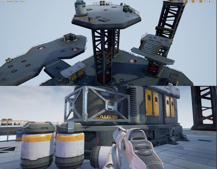 3D Asset Modular Sci-Fi Space Base Location And Props – 2 encequiconcerne Location Sci