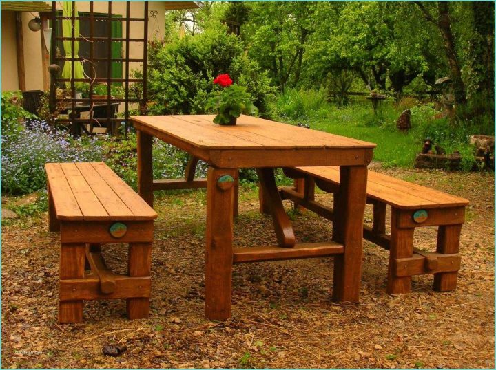 48 Table Jardin En Palette Bois | Trendmetr concernant Fabriquer Table Jardin