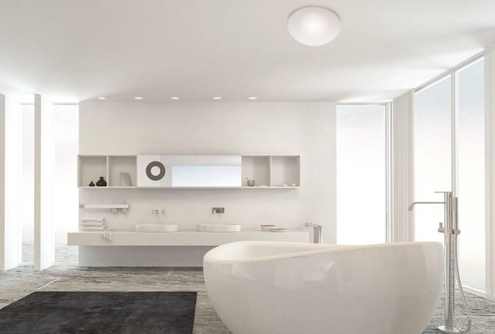 5 Astuces Pour Bien Éclairer La Salle De Bains – Keria dedans Éclairage Plafond Salle De Bain