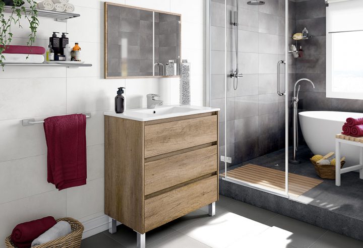 5 Petits Meubles De Salle De Bains Pratiques Et Peu Chers dedans Meuble Salle De Bain Pas Cher But