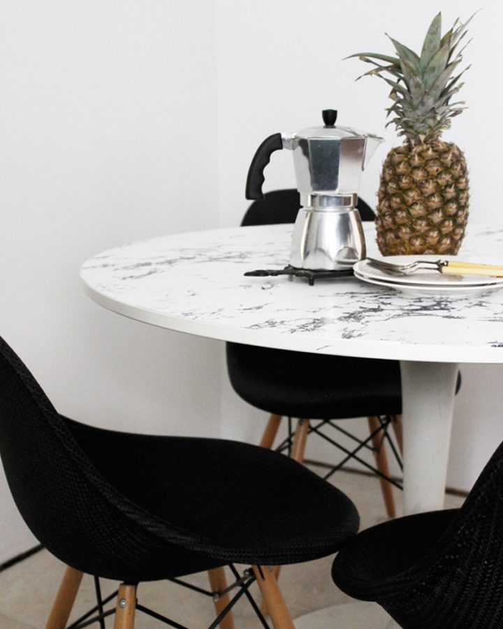 5 Tables Diy Pour Votre Salle À Manger | Shake My Blog concernant Table Salle A Manger En Marbre