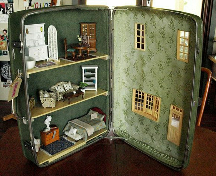 60 Idées Avec La Valise Vintage – Archzine.fr encequiconcerne Pot De Chambre Camping
