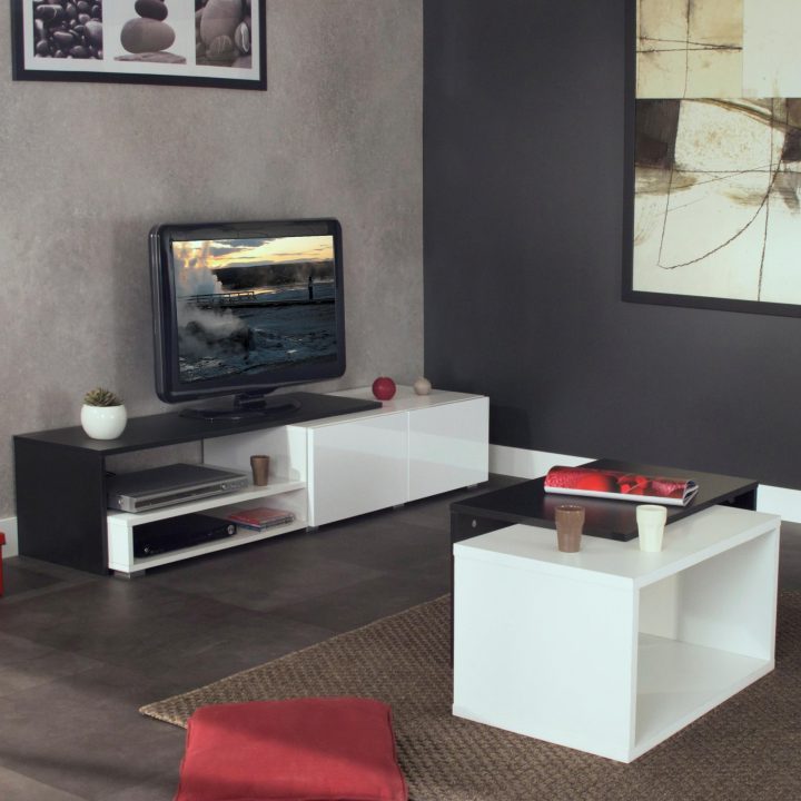 82 Modèle Meuble Tv Fermé encequiconcerne Meuble Tv Fermé