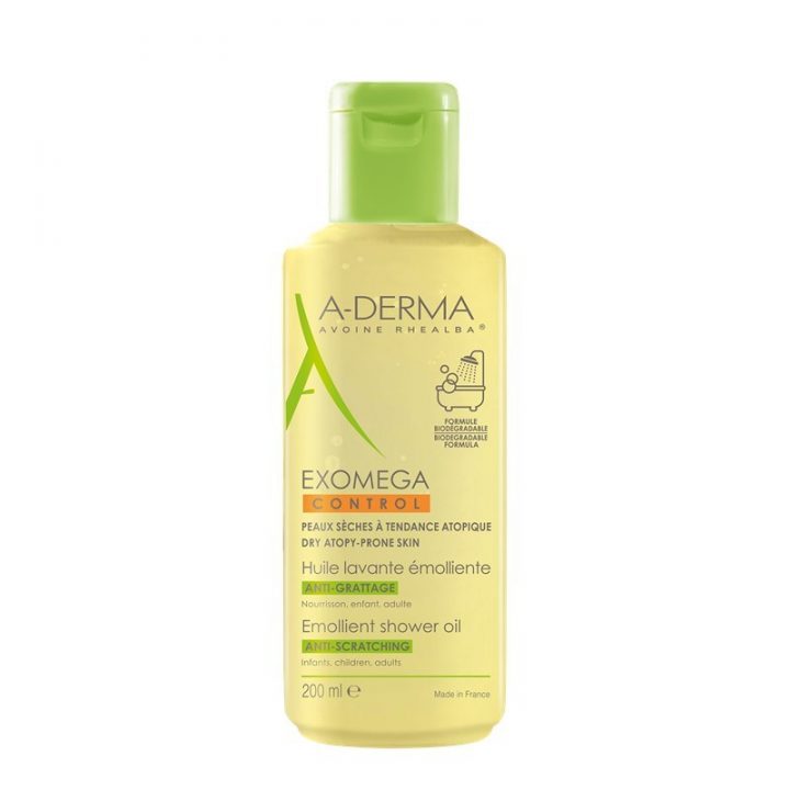 A-Derma Exomega Control Emollient Shower Oil, 200Ml | Pharm16 concernant A Derma Exomega