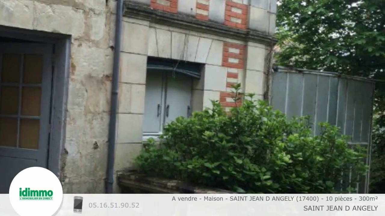 A Vendre - Maison - Saint Jean D Angely (17400) - 10 Pièces - 300M² pour Chambre D Hote Saint Jean D Angely