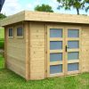 Abri Bois Kivik, 28Mm, 7.99M² , 298 X 268 Cm, Toit Plat encequiconcerne Abris De Jardin Toit Plat