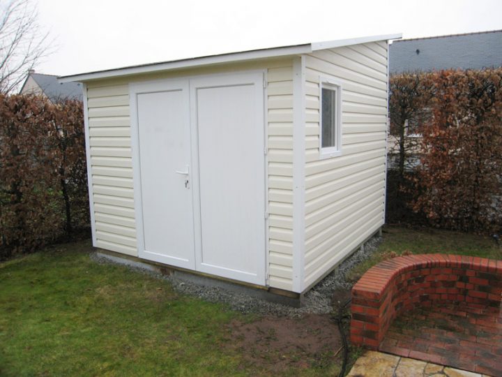 Abri De Jardin 1 Pente Pvc encequiconcerne Abri De Jardin En Pvc