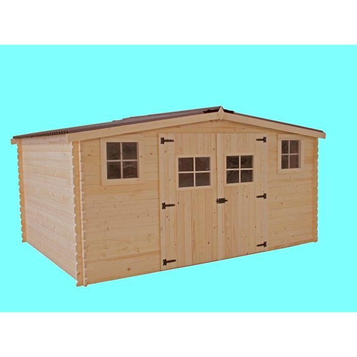 Abri De Jardin 10M2 Abri De Jardin Bois 28Mm 16M2 pour Abri De Jardin 10M2