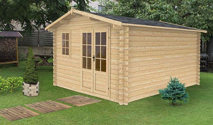 Abri De Jardin 12M2 34Mm dedans Abri De Jardin Bois 12M2