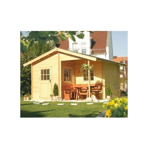 Abri De Jardin 15,20 M2 Jersey 34 Mm Avec Plancher à Abri De Jardin Avec Plancher