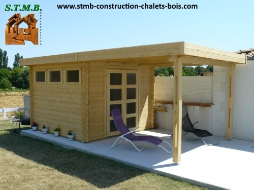 Abri De Jardin 20M2 Toit Plat concernant Abri De Jardin Bois 20M2