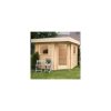 Abri De Jardin 5.8 M2 Alaska Bois 28 Mm Avec Plancher à Abri De Jardin Avec Plancher