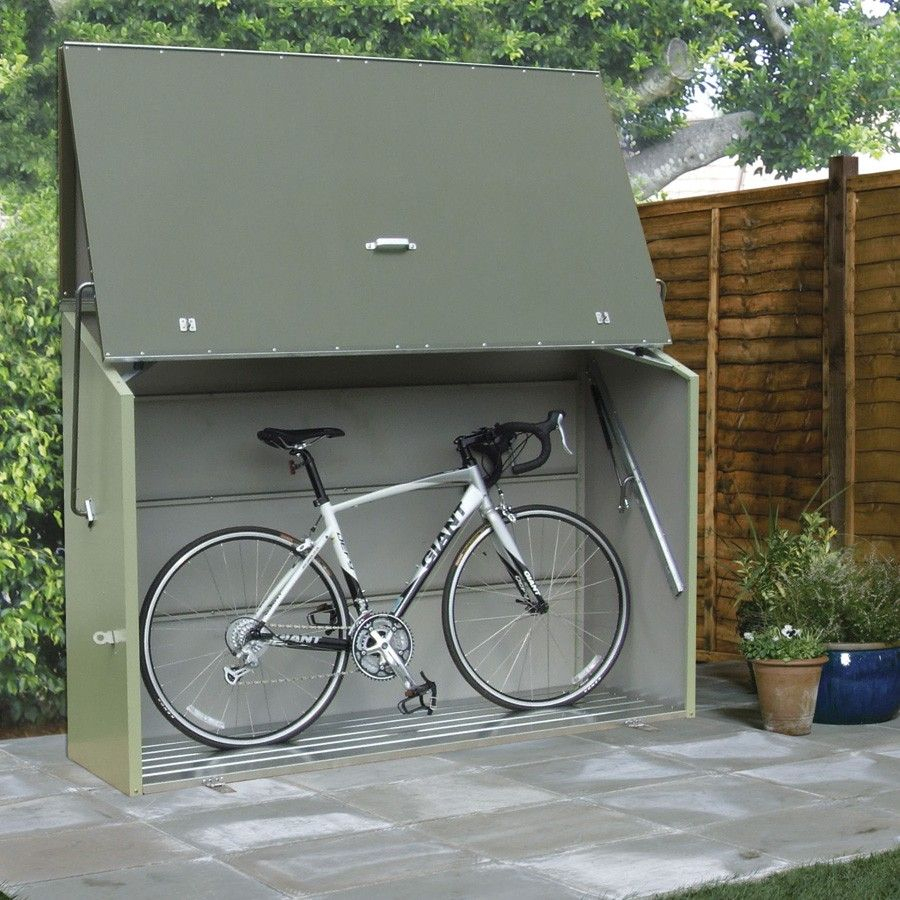 Abri De Jardin Abri À Vélo Métallique Sésame Vert Abri À tout Abri De Jardin Métallique