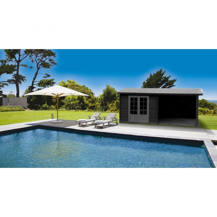 Abri De Jardin Antibes Composite 18,5 M² : Abris De Jardin intérieur Abri De Jardin En Composite