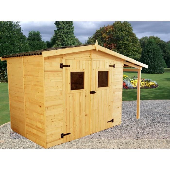 Abri De Jardin Avec Bucher Abri De Jardin 5 04M² En Bois intérieur Abri De Jardin 30M2