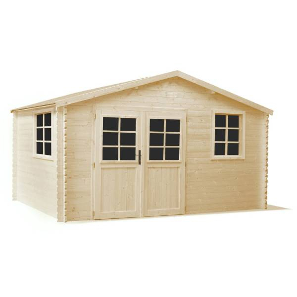 Abri De Jardin Bois 12M2 Ep.34 Mm intérieur Abri De Jardin Bois 12M2