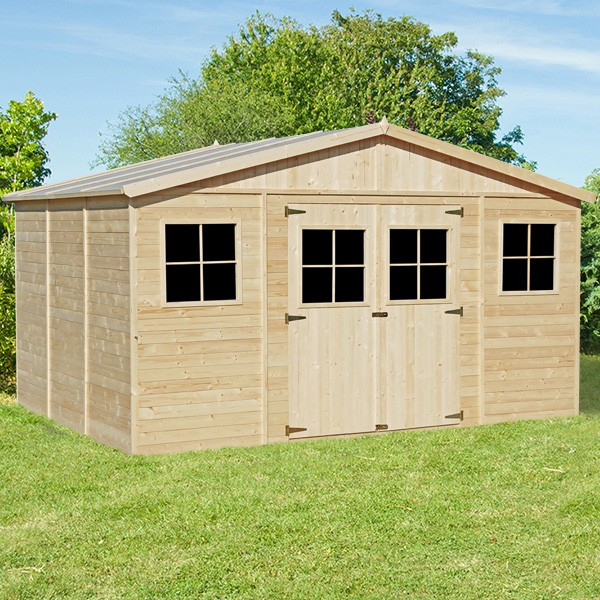 Abri De Jardin Bois 13,25 M2., Abris De Jardin Bois tout Solde Abri De Jardin