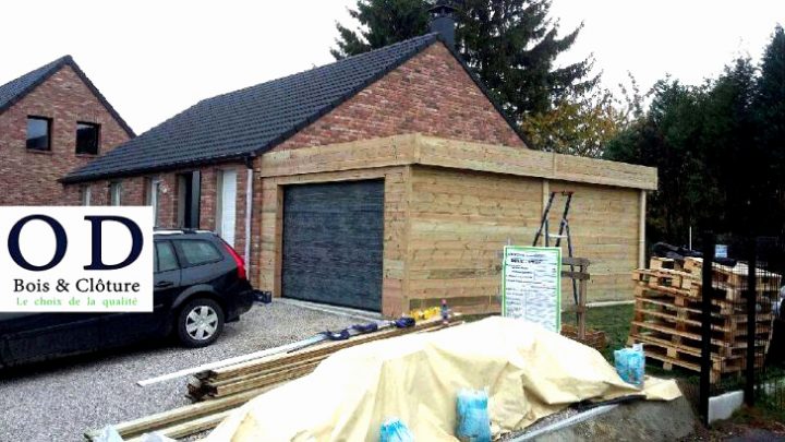 Abri De Jardin Bois 15 A 20M2 Photo De Garage En Kit Pas avec Cabane De Jardin 20M2